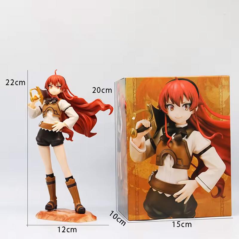 Anime Eris Boreas Figure Toys Mushoku Tensei Action Figures Eris Greyrat Figure Model PVC Collectible Statue Decoration Dolls