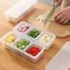 Fresh-Keeping Box Refrigerator Fruit Vegetable Drain Crisper Kitchen Storage Box