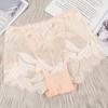Intimo Sexy in Pizzo Trasparente a Vita Media da Donna Mutandine a Triangolo Traspiranti e Confortevoli Sollevano i Fianchi