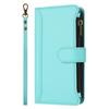 For Nothing CMF Phone 2 Pro Leather Case 9 Card Slots Zipper Wallet Stand Phone Cover with Wrist Strap