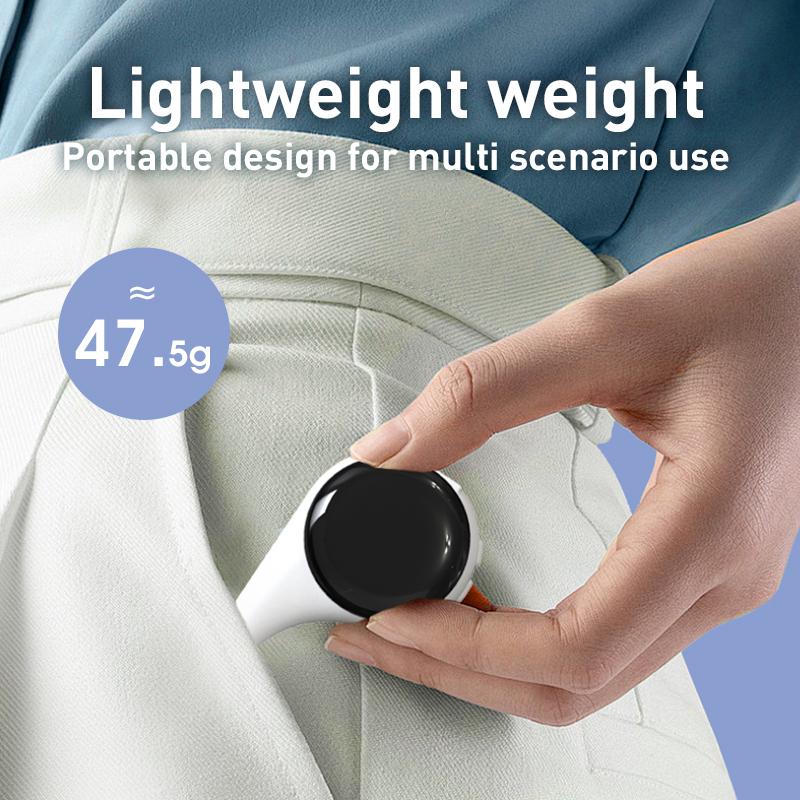 Under Pillow Bone Conduction Bluetooth Speaker White Noise Sleep Aid Music Box with LED Display Support TF Card Timed Shutdown