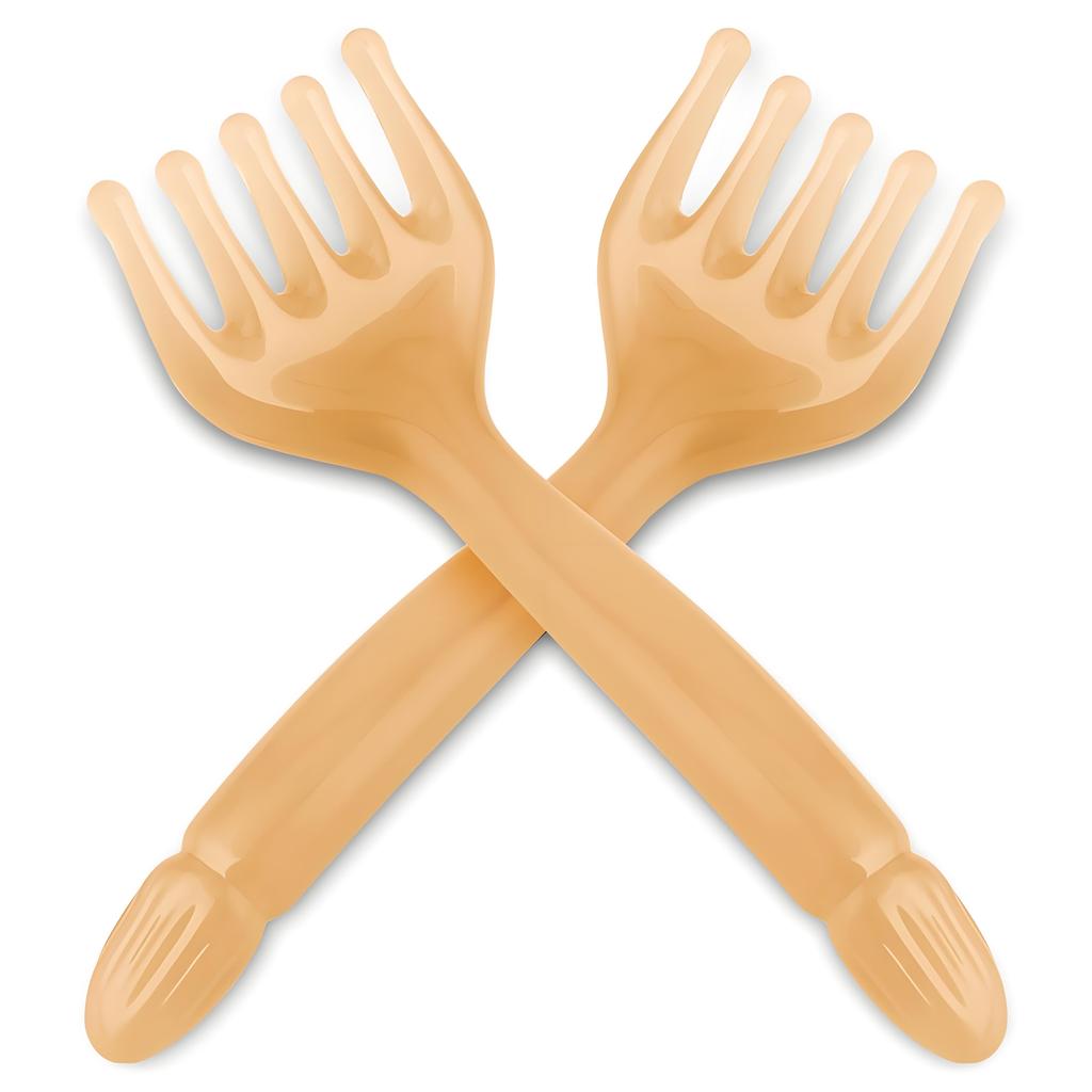 2PCS Scalp Massagers - Resin Handheld Relaxation BPA-Free & Ergonomic (Stress Relief Hair Care Set)