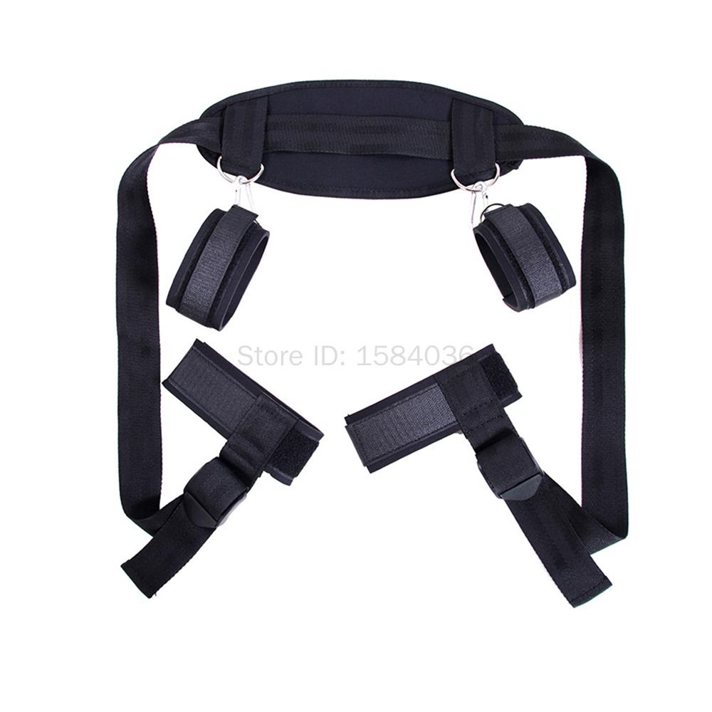 Bondage Kit  Restraints Erotic Neckcollars Handcuffs Open Leg Love Position Asist Sex Toys For Couples Women Men Adult Games