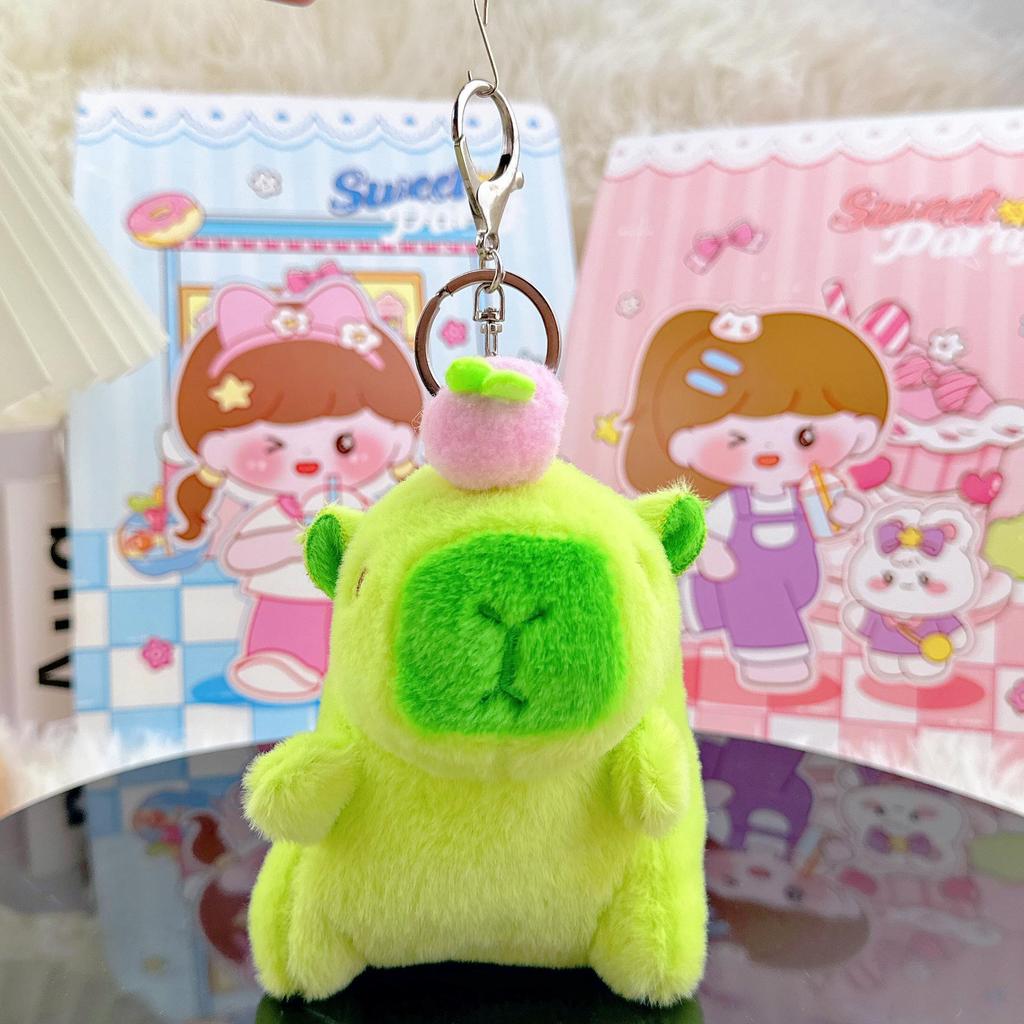 Guinea Pig & Capybara Plush Doll Keyring Backpack Charm