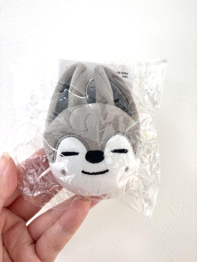 

[USED] skzoo wolfchan mini face key ring straykids
