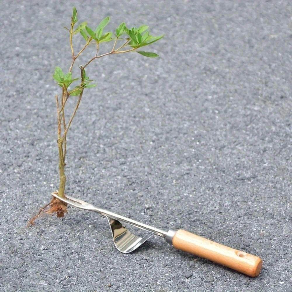 Farmland Manual Weeder Wood Handle Puller Manual Tool Garden Supplies Weed Dandelion Remover