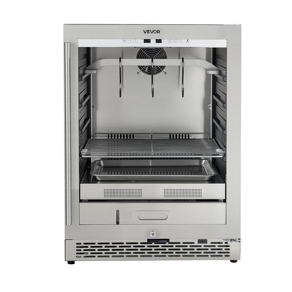45 KG Dry Aging Fridge for Steaks, Dry Ager Refrigerator for Meat with Precise Temperature & Humidity Control, Freestanding & Under Counter Beef Aging