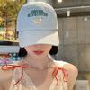 Peaked Stitching Embroidered Cute Visors Blocking UV Protection Sun Outdoor Neutral Gender Women  Men For Cap Tongue Duck Cotton Plain Color Solid
