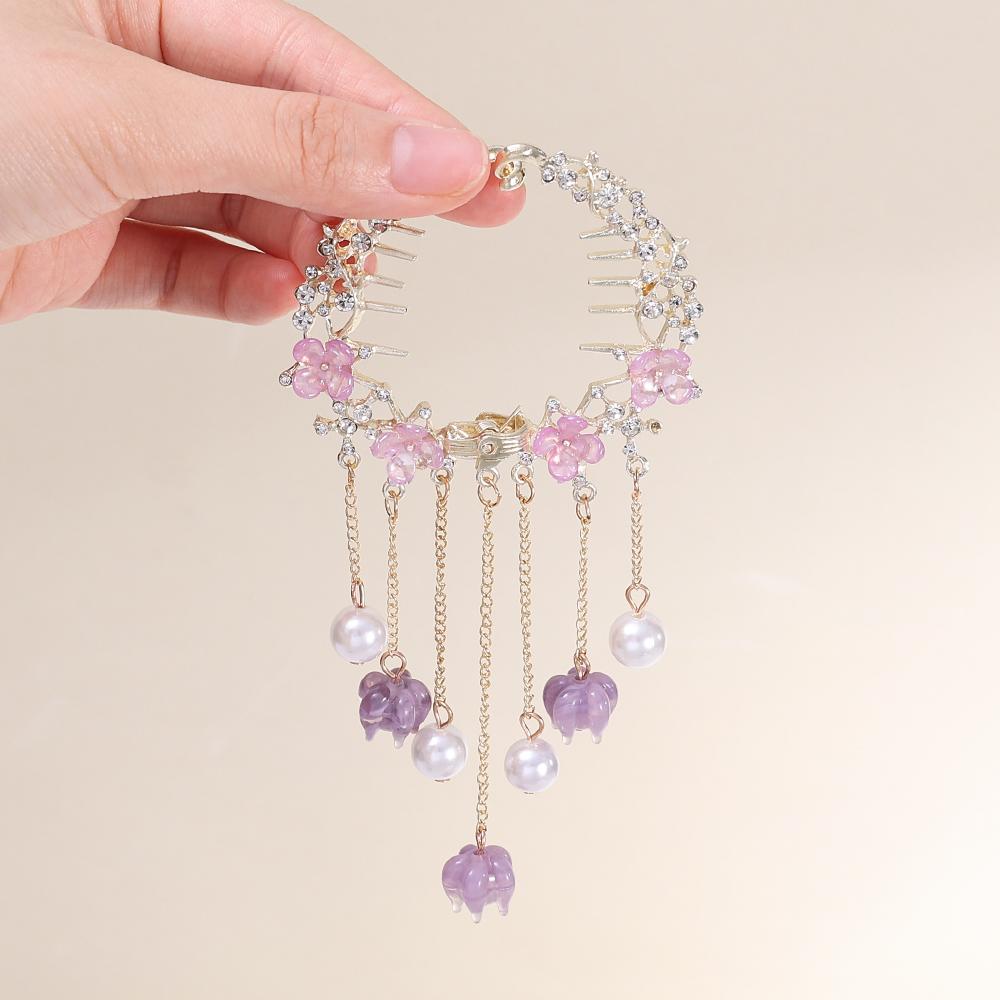 

Элегантная заколка для волос с кисточкой, 1 шт.