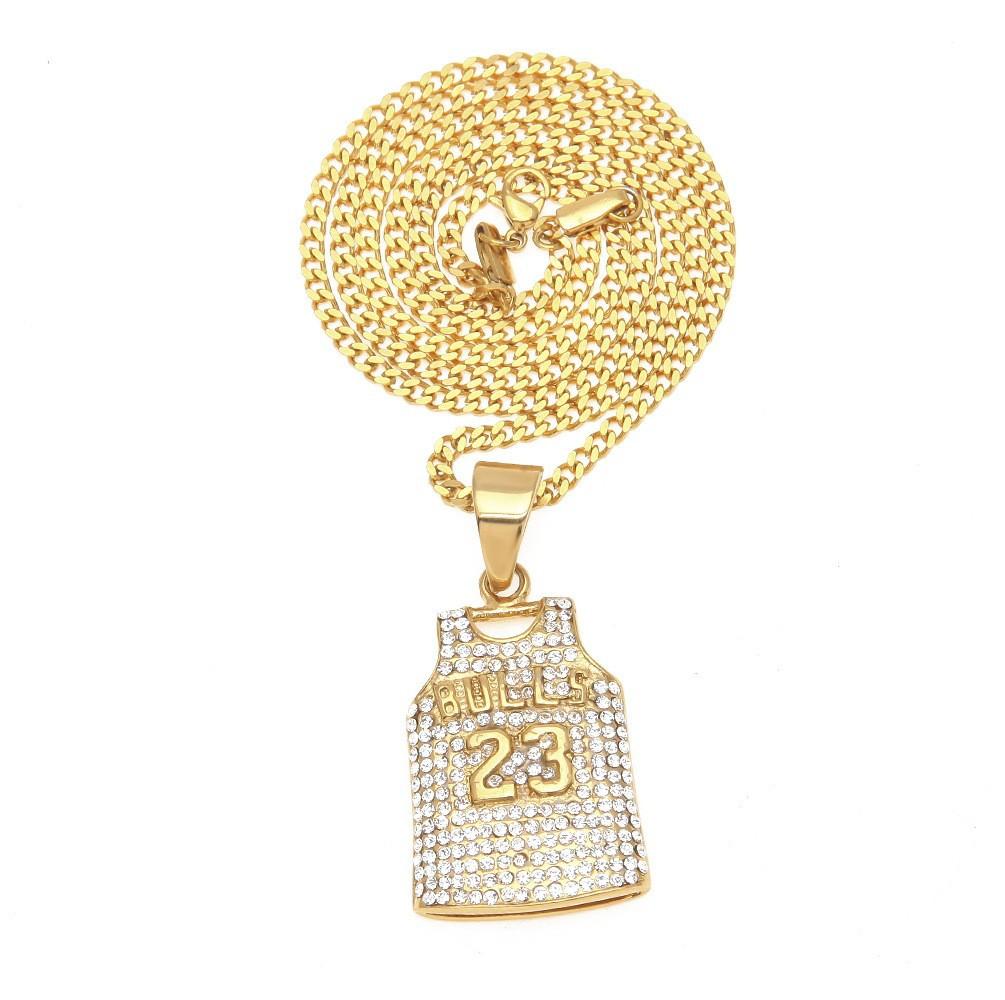 Hot Sale Stainless Steel Hip Hop Necklace, Boxing Gloves, Helmet, Jerseys, Axe Hammer Pendant