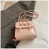 Schoolbag Handsome Rice Home Korean Version Cute Polka Dot Backpack Women's Exquisite Sweet Bow Small Square Bag Fashionable Portable Backpack