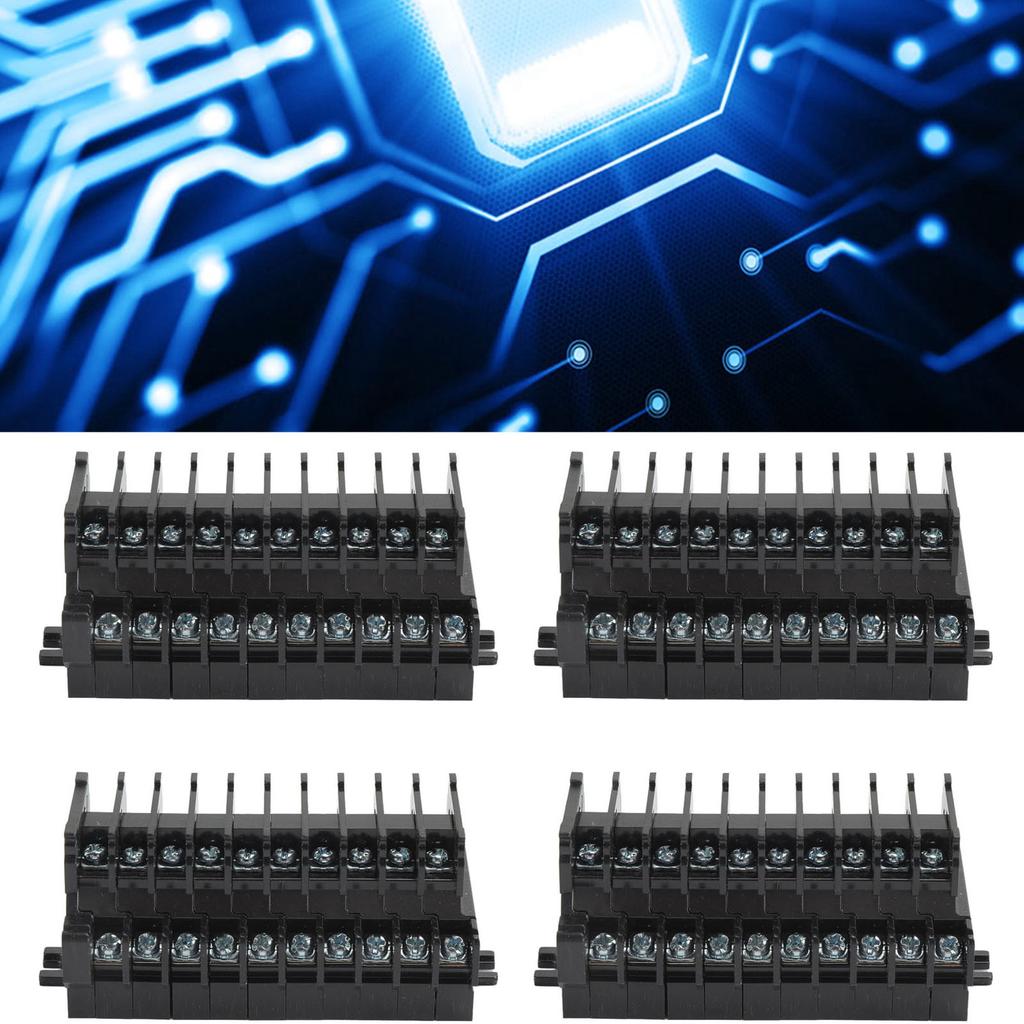 Screw Terminal TBD‑10 Rail Combined Double Layer Terminal Block Copper 10A/600V Terminal Block