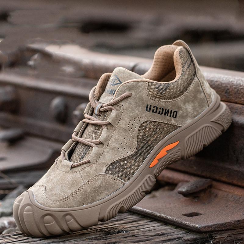High-quality Safety Shoes Men Steel Toe Work Sneakers Indestructible Work Shoes Anti-smash Anti-puncture Safety Boots