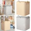 Clothes Quilt Storage Bag Household Large Capacity Foldable Storage Box Wardrobe Non-woven Clothing Moving Luggage Bag with Zip