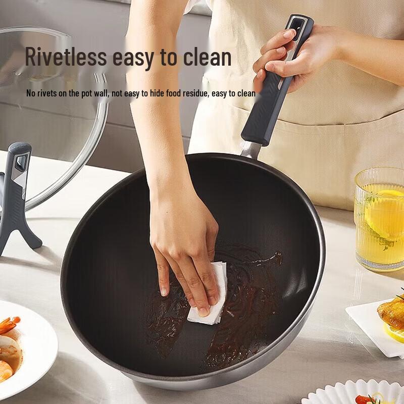 Meichu 30cm Titanium Non-stick Wok