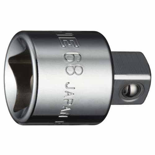 TONE 68 Socket Adapter, 12.7mm (1/2") & 9.5mm (3/8") Drive