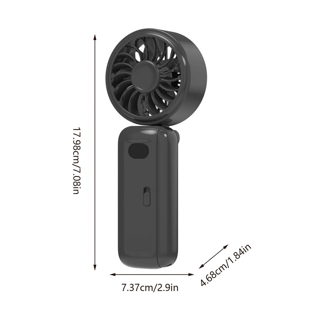Clip On Fan Rechargeable Handheld Personal Mini Personal Fan Portable Cooling For Home Bedroom Office Desk Table Stroller Travel