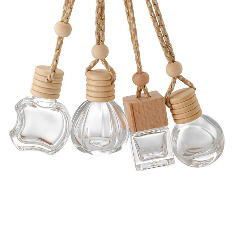 10ml Transparent Glass Car Air Freshener Pendant & Perfume Diffuser Bottle