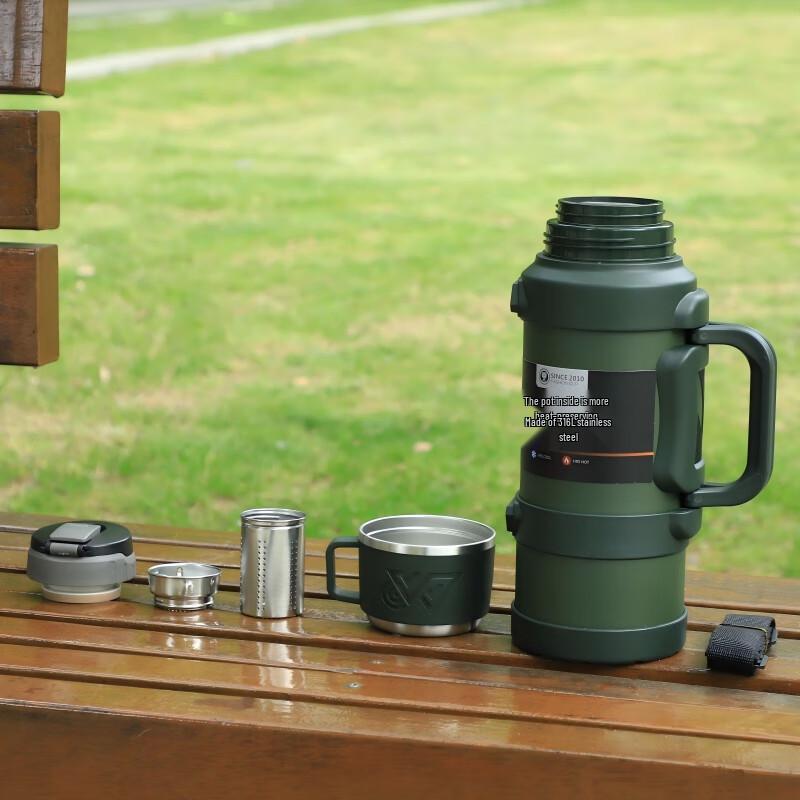 Zhiyue Outdoor Large Capacity 316 Stainless Steel Insulated Bottle & Tea Kettle