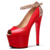 One piece of 2025 new model, wind high heel, table shoes 16CM ultra-fine heel women's shoes
