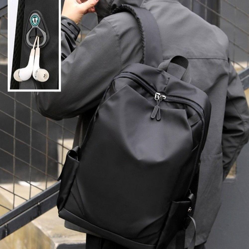 16 Inch Laptop Rucksack with USB Port Student Schoolbag Casual Computer Bag  for Outdoor