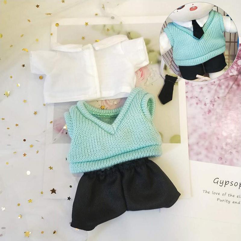 Doll Clothes For 20Cm Idol Dolls Accessories Plush Doll Clothing Sweater