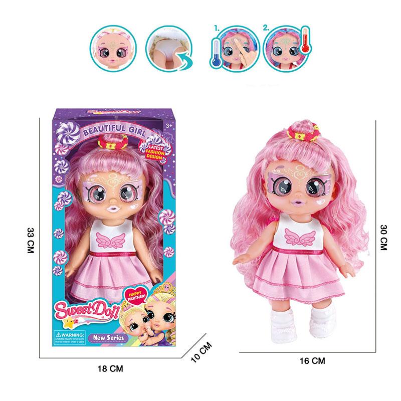 NEW Kendi Sweetheart Doll with Music Theme Song, Sensible Temperature Change, 5D Eye Doll Perfect Gift for Kids Birthday Festiva