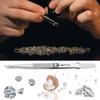 Slide Locking Tweezers Stainless Steel Fine Tipped Precision Tweezers Straight Curved Industrial Tweezers for Jewelry
