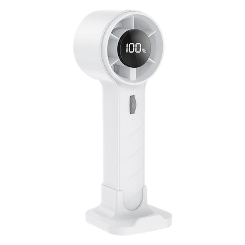 Handheld Fan 1-100 Speed Hand Fan Adjustable Mini Fan Rechargeable Fan with Digital Display for Travel Camping