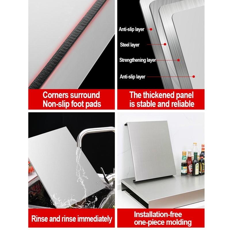 Base Kitchen Induction Cooker Shelf 304 Stainless Steel Gas Stove Cover Household Burner Cover Bracket