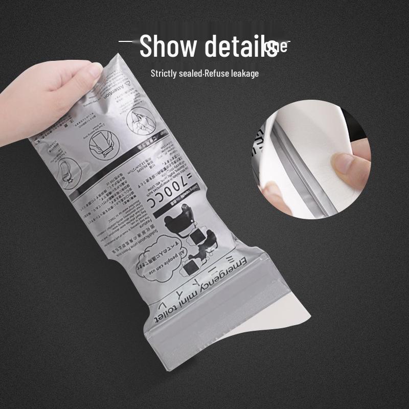 Portable Solidifying Urine Bag - 700cc Emergency Car Toilet Solution