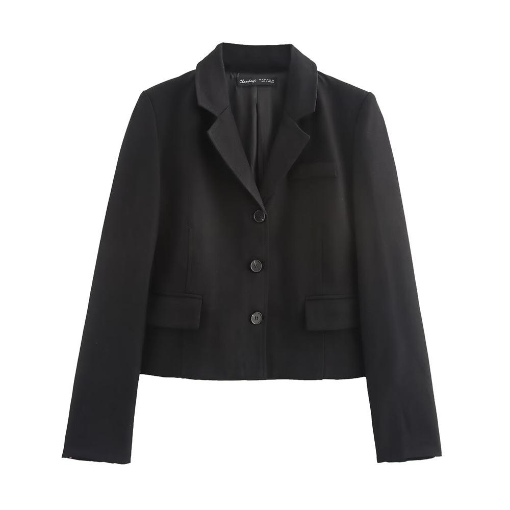 

2024 Autumn/Winter Women s Slim Fit Versatile Commuter Suit Jacket Extra Small