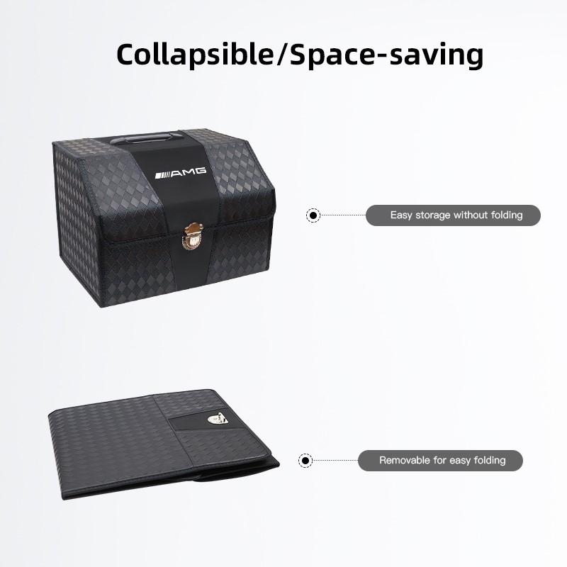 Car Trunk Storage Organizer Trunk Organizer Stowing Tidying Accessorie For Mercedes Benz AMG W203 W204 W205 W20 Hub Center Cover