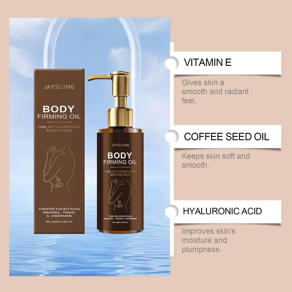 Moisturizing Anti Cellulite Firming Body Oil Sagging Skin Tightening Anti-Aging for Body Refreshing Hydrate Firming Body Oil