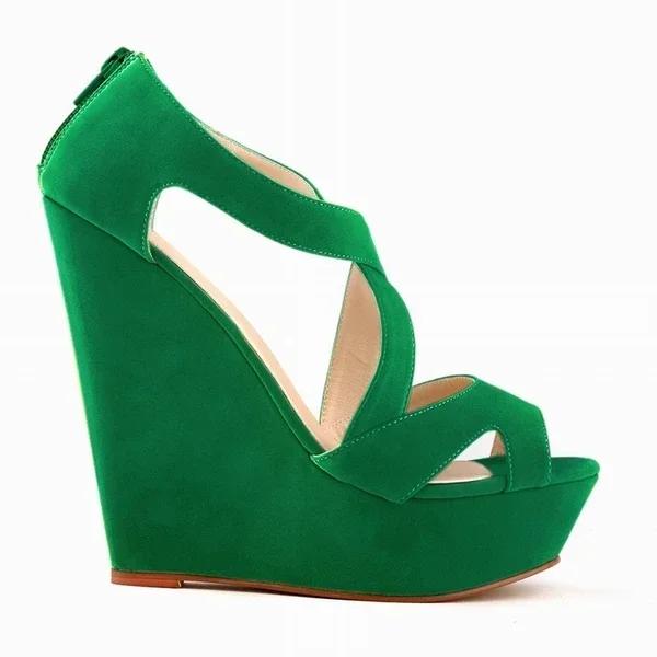 Women Sandals Summer Fashion Sexy Pumps High Heels Trend Comfort Peep Toe Wedge Platform Heel Jazz Dance Female Shoes Plus Size