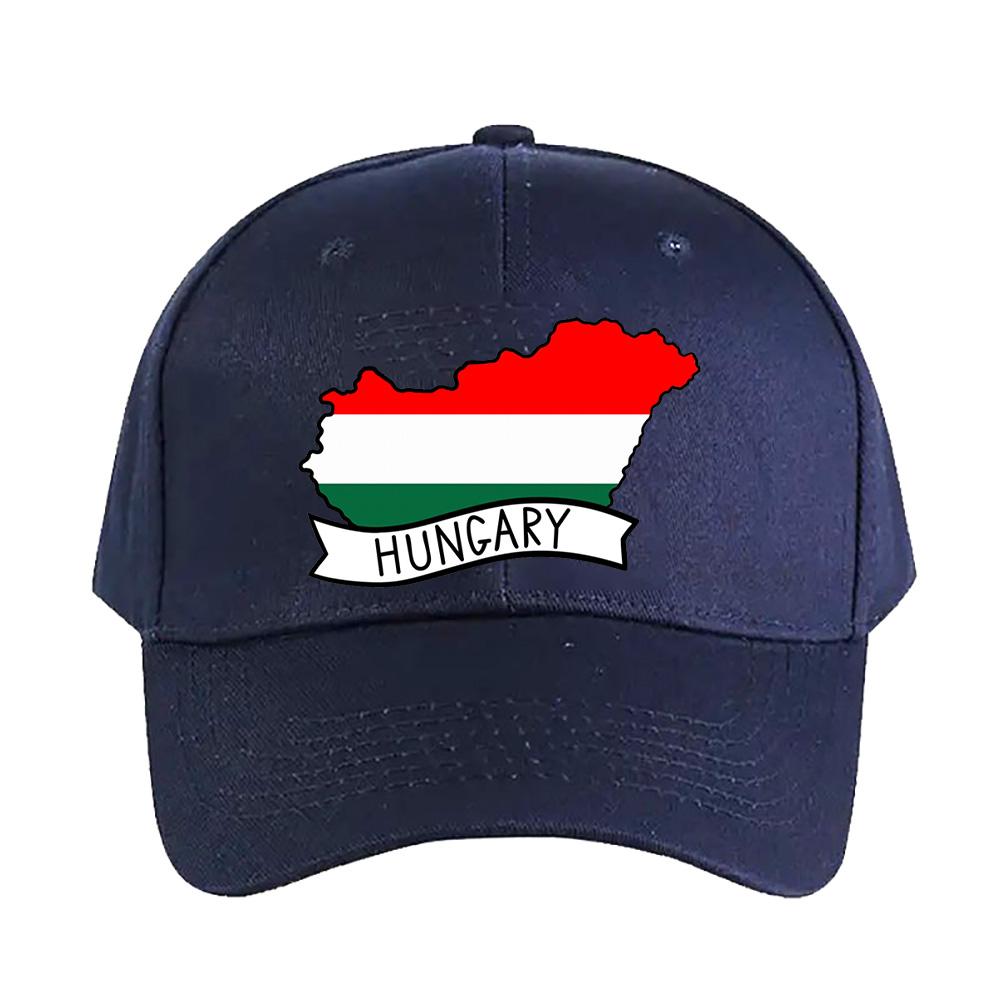 Hungary Flag Map Baseball Cap Woman Men Summer Casual Sun Hat Adult Adjustable with Curved Brim Hiking Fishing Hat