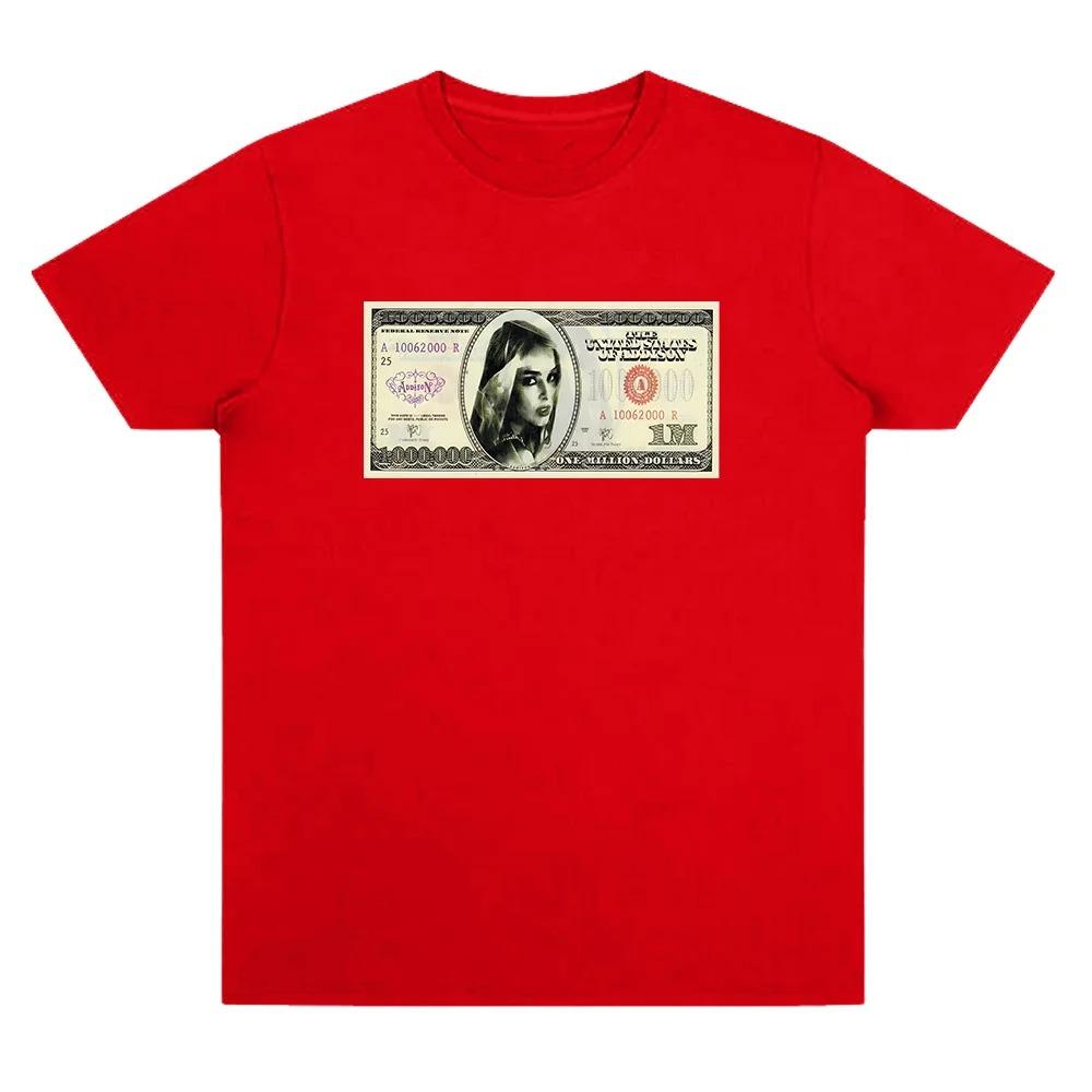 

Unisex s Women Fashion Aesthetics T-shirt Money Dance Whoree T Shirts Addison Rae Vintage Graphic T Shirt Short Sleeved Cotton Tops 4XL