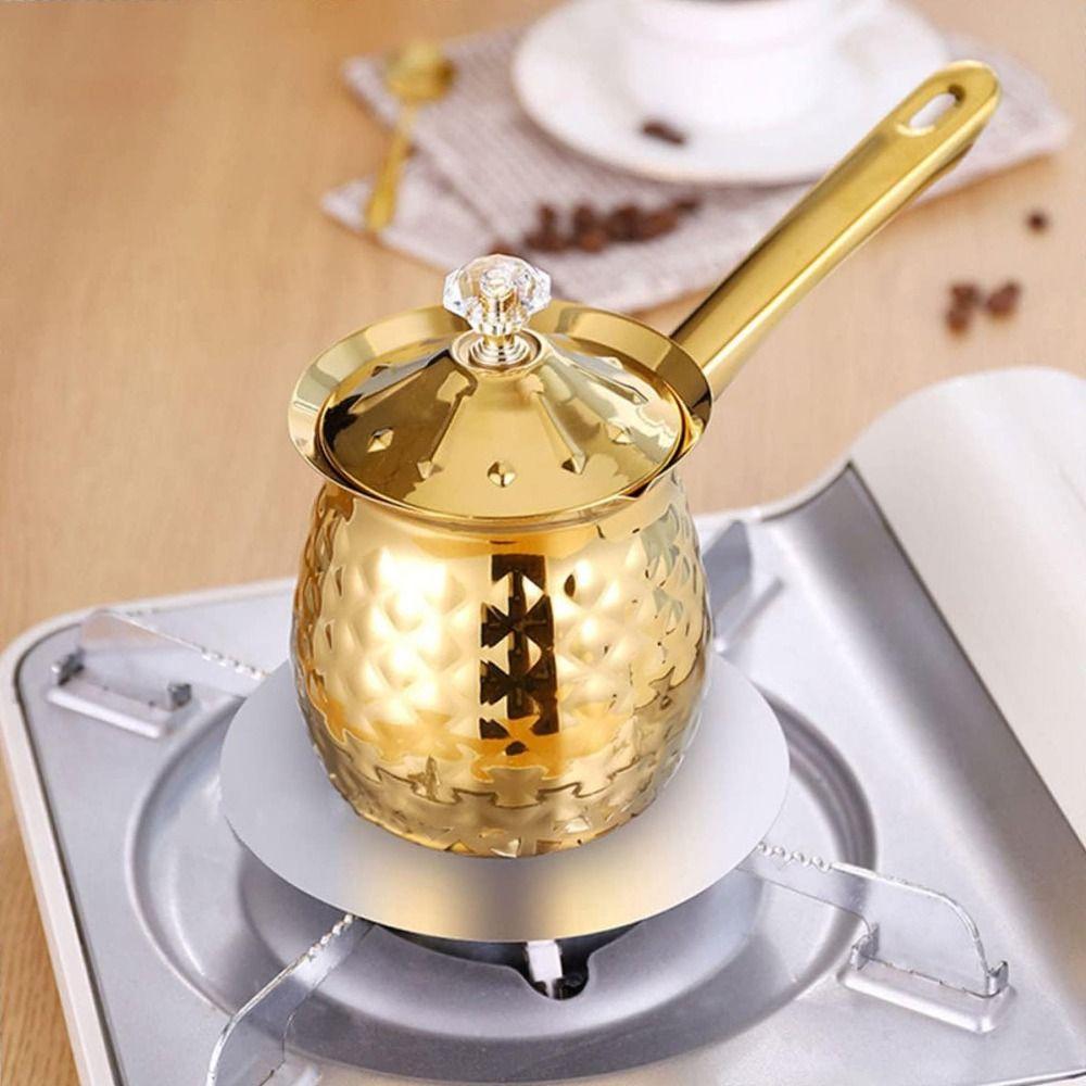 Stable Melting Jug Handcrafted Heating Pot Versatile Turkish Coffee Pot  Butter
