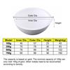 1Pcs High Temperature Quartz Dish Bowl 100-750g White Silica Melting Crucible Gold Silver Metal Copper Cast