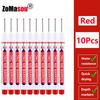 1/8/40/80Pcs Long Head Markers Pen Multi-purpose for Woodworking Tile Decoration Deep Hole Marker Pens Red/Black/Blue/Green Ink