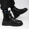 Men's Leather Boots Four Seasons Outdoor Casual Hiking Boots Retro Fashion Work Boots Thick Bottom Ankle Boots Anti-slip 2025
