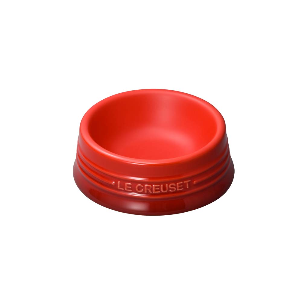 

Миска для домашних животных Le Creuset Вишнево-красная для собак и пятен Можно использовать в микроволновой печи Японская (S) Кошки, Устойчивые, [Официальный продукт]