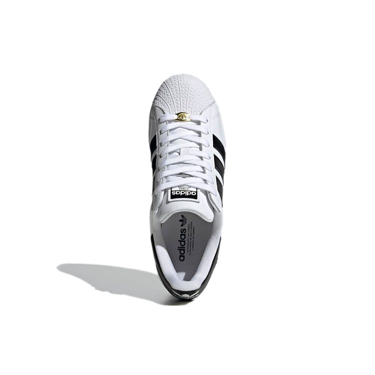 Adidas Originals Superstar Bold Casual Low-Top Sneakers Women Sneakers White Black FY0406