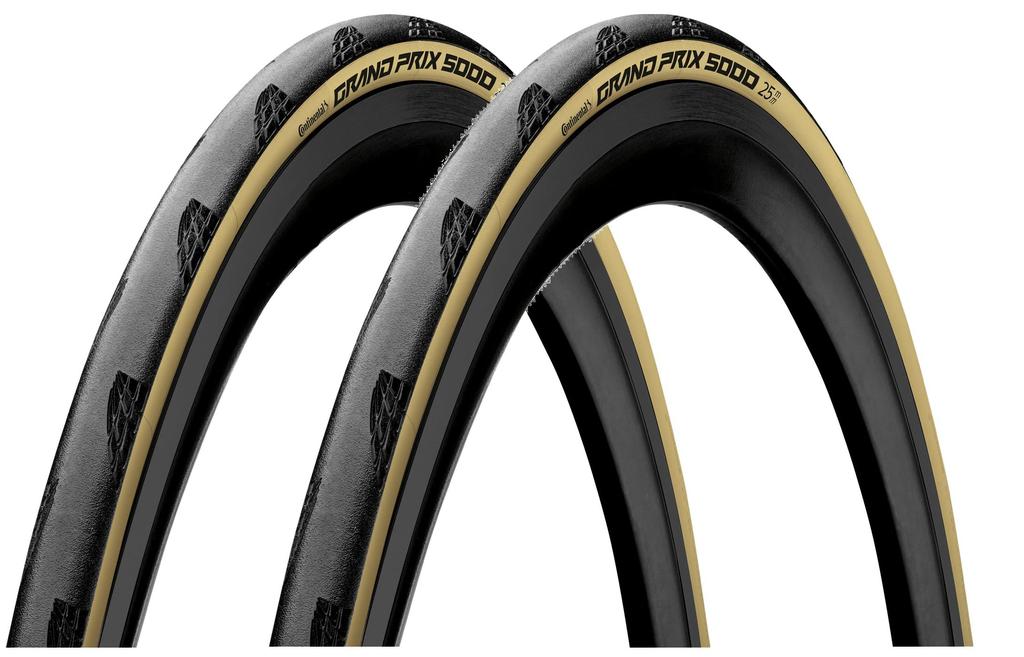 Zestaw 2 piłeczek golfowych Continental Grand Prix 5000, kremowa ścianka boczna, czarne (700x25cm) [Importowany]