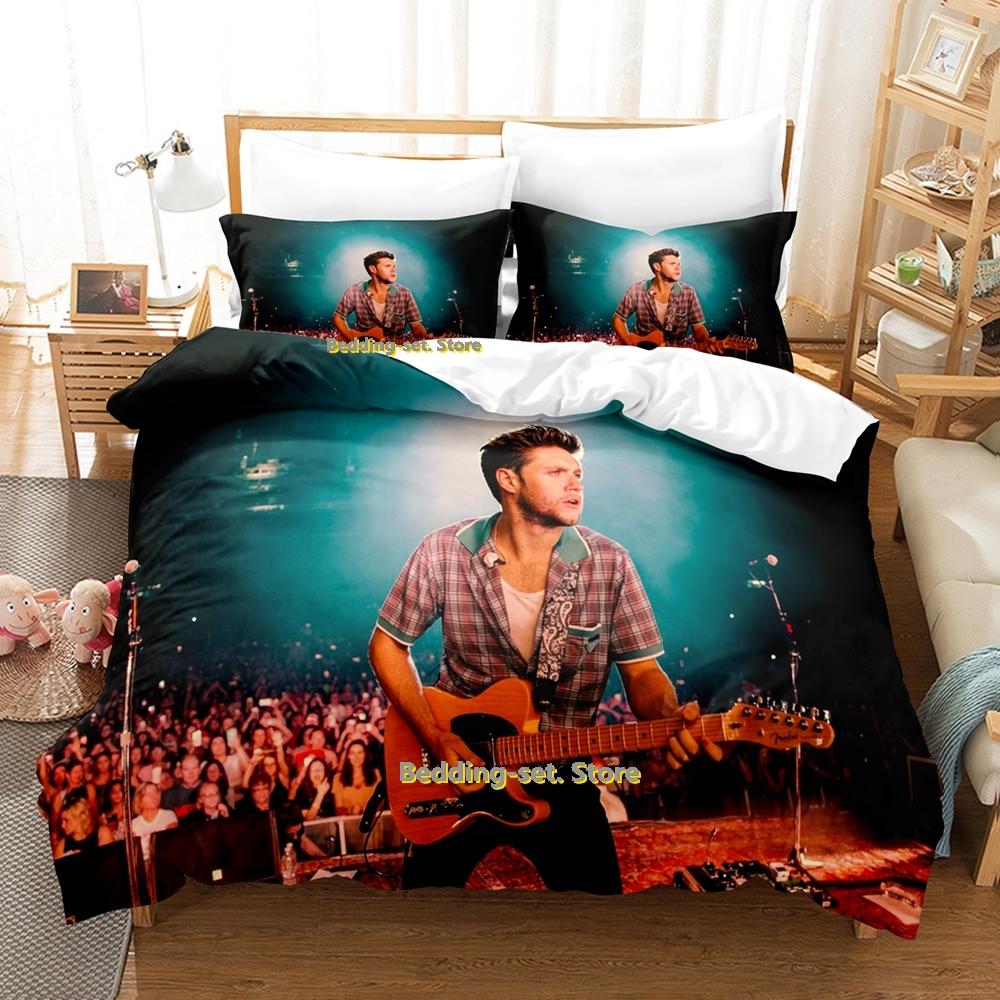 

Hip Hop Nial Horan The Show Beding Set Carton Anime thre-piece set Adult People Kid Bedrom with Soft Fabric Duvetcover Sets 3D Personality 135*200cm Eu-Single