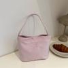 Trendy Canvas Bucket Bag For Women Stylish Casual Crossbody Handheld Purse In Various Colors