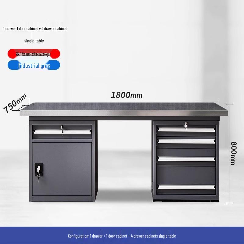 Stainless Steel Heavy Duty Anti-static Workbench for Workshop and Maintenance