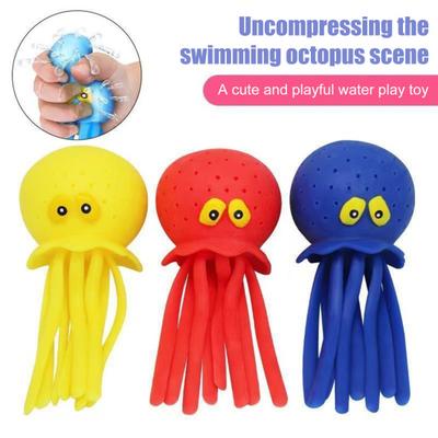 1/2/3/4 Buc Jucărie Octopus Squeeze Absorbantă de Apă, Antistres, Vară, Exterior, Plajă, Înot