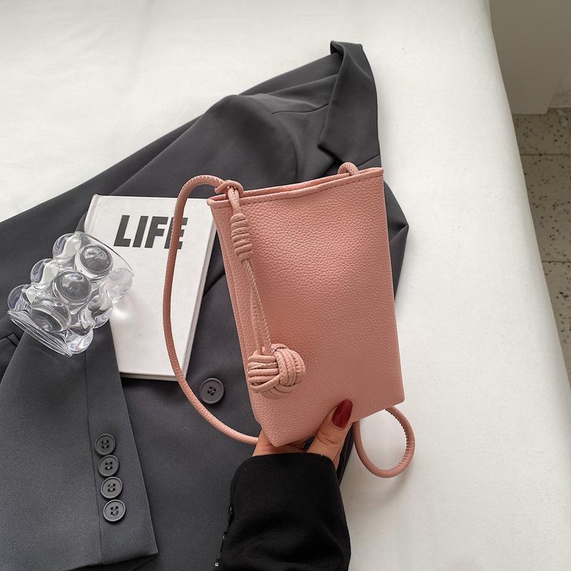 Nischen-Design, schlichte Textur, kleine quadratische Tasche 2025 Frühling neuer Modetrend Damen Schulter-Umhängetasche