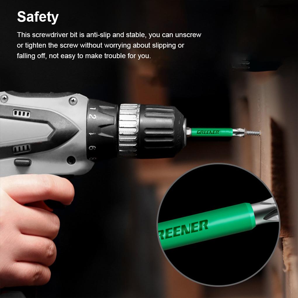 3/4/5pcs Screwdriver Drill Bit Set Hex Handle DIY Screw Driver Bits High Precision Hand Tools Anti-slip Extractor Accessories